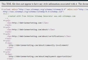 xml sitemap