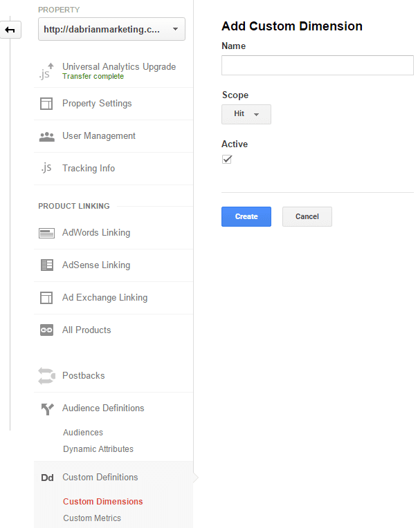 Add a Custom Dimension to measure MailChimp IDs with Google Analytics